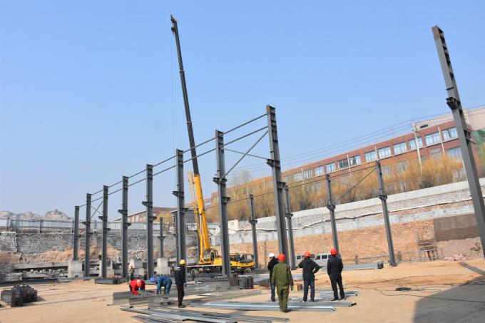 Prefabbricazione di strutture in acciaio Fabbricazione a grande scala con assemblaggio rapido 0