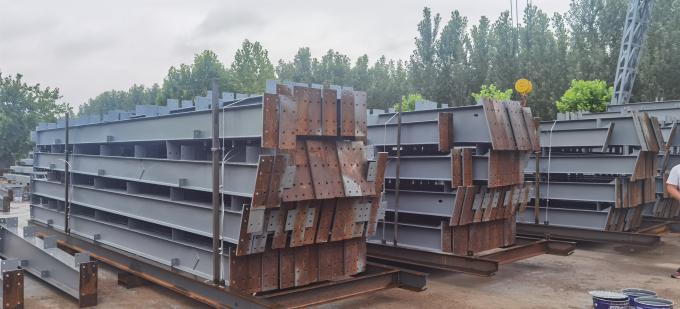 Peso leggero modulare Metal Building Portal Frame Prefabbricato Facile da assemblare 18