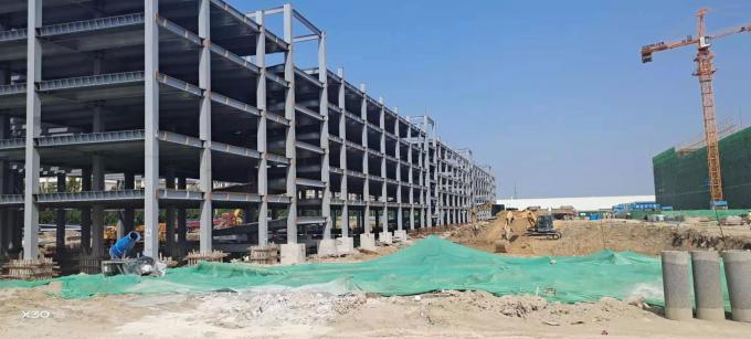 Edificio di strutture in acciaio prefabbricato su misura laminato a caldo con magazzino di certificazione CE/ISO/SGS 0
